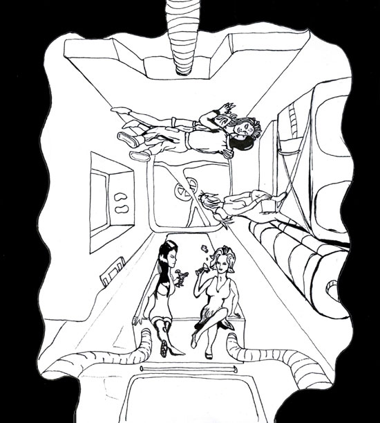 Космическая одиссея Юджина (фантастическая история о любви). Иллюстрация - Frost7q