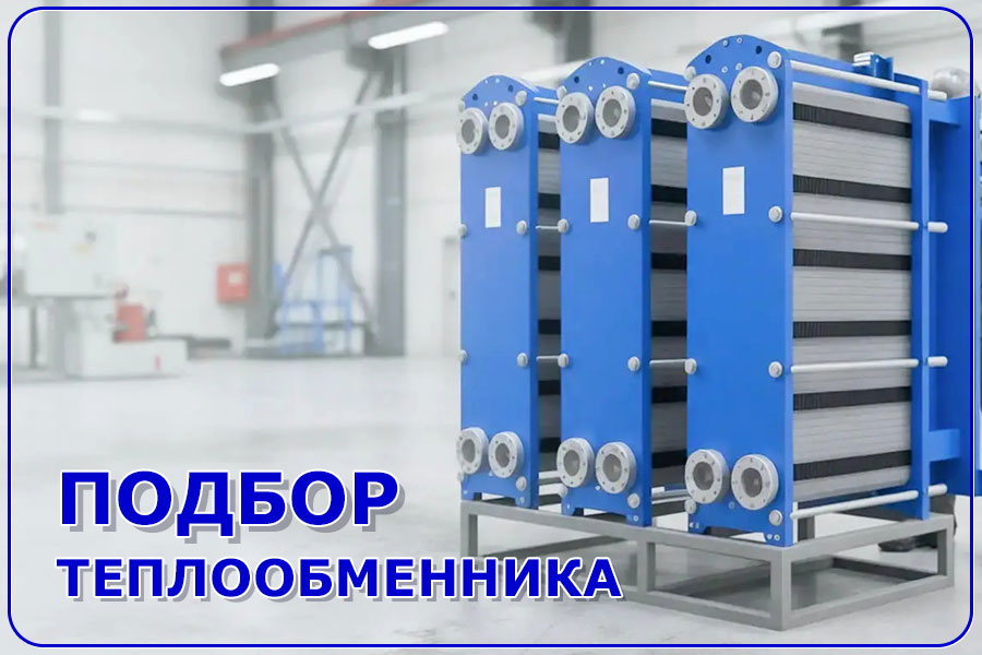 Подбор теплообменника Подбор теплообменника